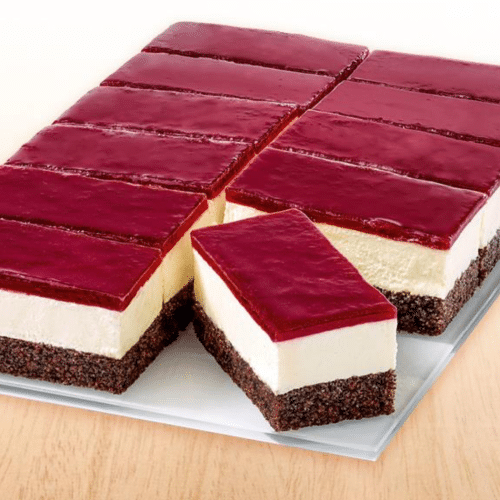 Mohn-Himbeer-Schnitte