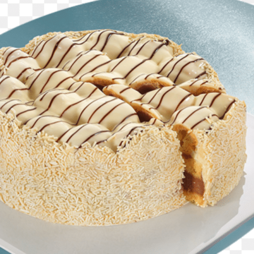 Mono Weiße Profiterol Torte