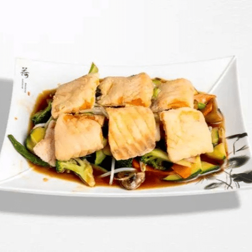 Lachs Teriyaki