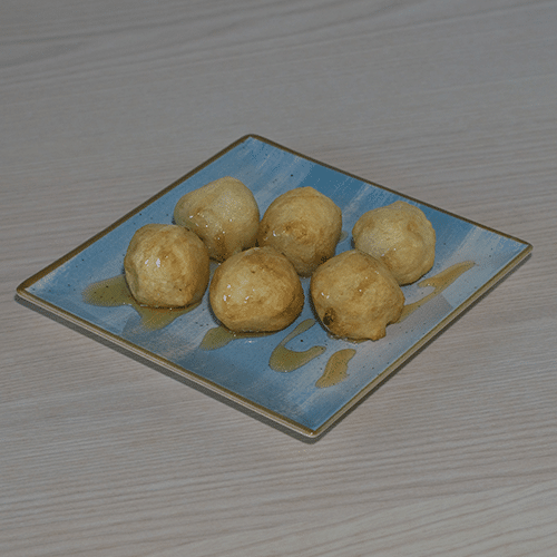 Gebratene Banane mit Honig