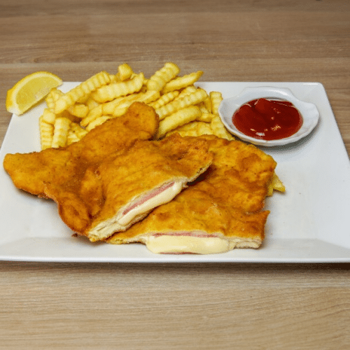 Bauern Cordon Bleu mit Beilage