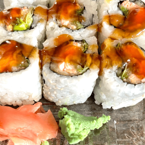 Knusprige Lachs Maki