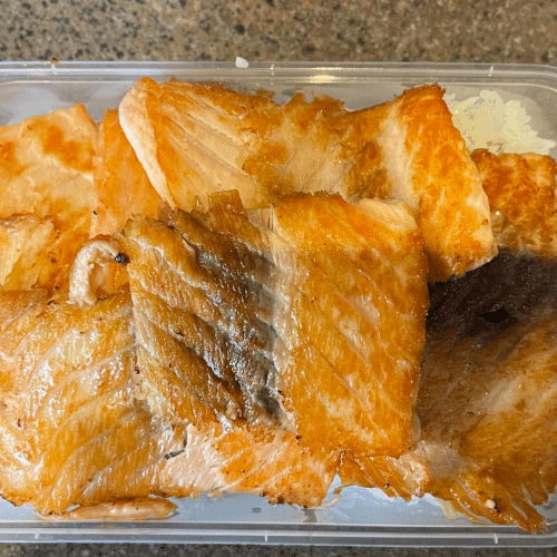Reis mit Lachs