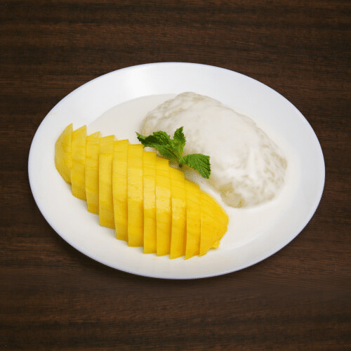 Klebereis mit Mango