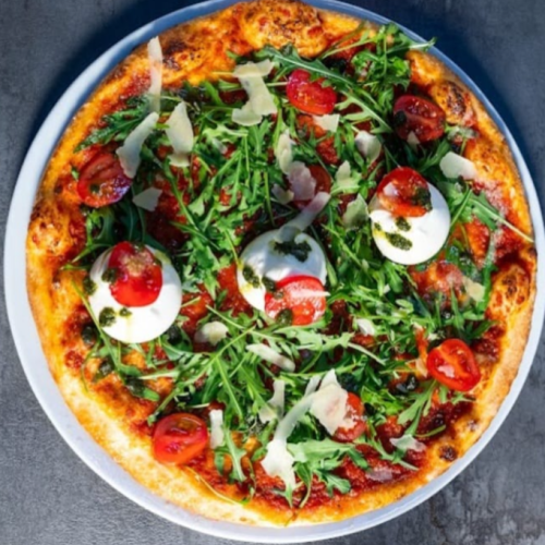 Burrata pizza
