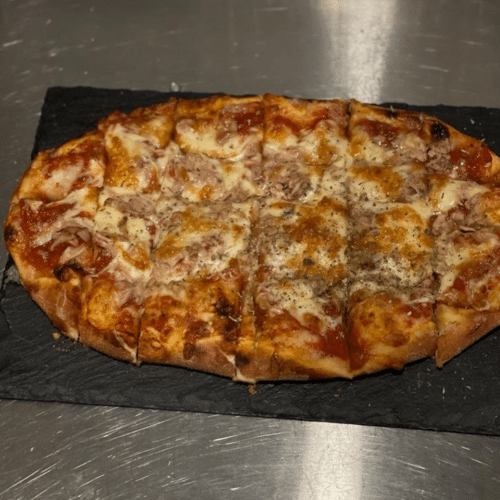 Pizza-Baguette Tonno