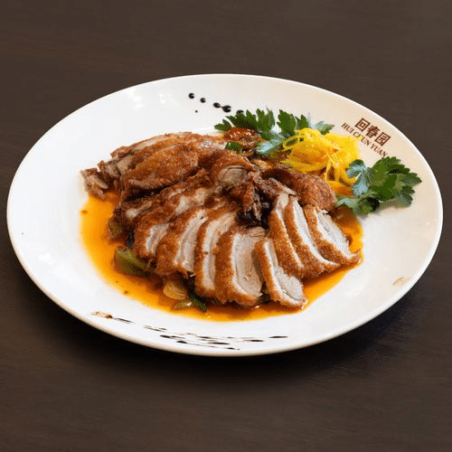 Knusprige Ente nach Szechuan Art (scharf)