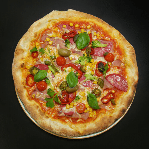 LeBloom Pizza (scharf, hauseigene Pizza)