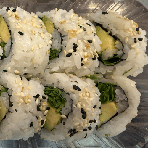 Rucola-Avocado Maki-Rollen (8 Stück)