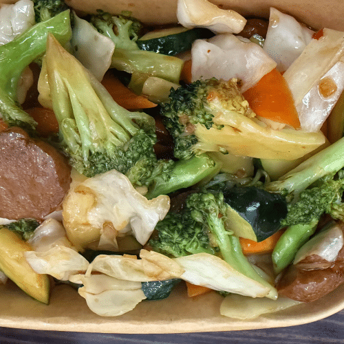 Vegan Chicken Sichuan (scharf)