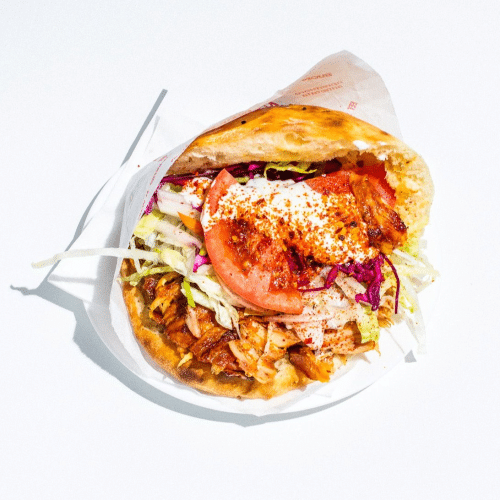 Döner Sandwich vom Huhn