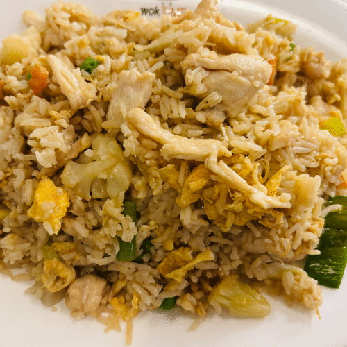 Gebratener Reis mit Hühnerfleisch