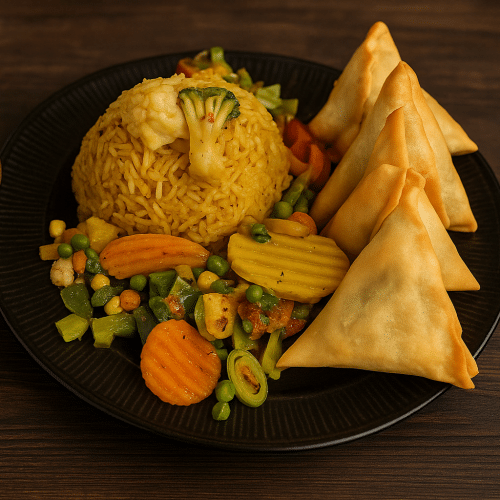 5 Stück Hähnchen-Samosa