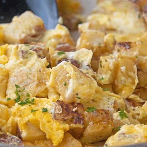 Geröstete Knödel