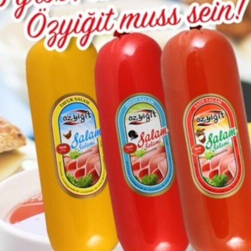 Özyigit Hühnerwurst salami mit puten 400g