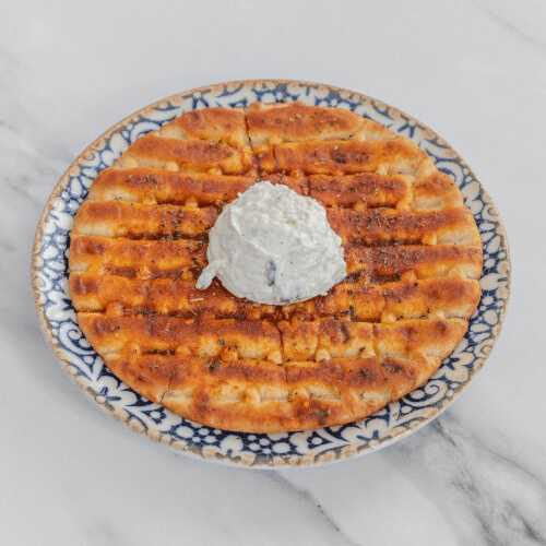 Griechische Pita mit Tzatziki