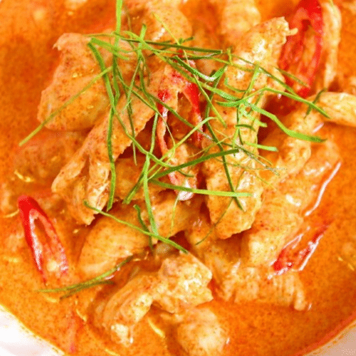 Rot Curry mit Chicken