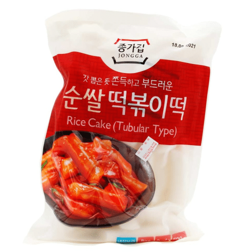 koreanischer Reiskuchen in Röhrenform Sticks 500g新鲜韩国年糕4569
