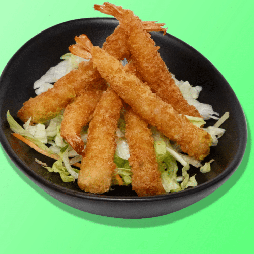 Gebackene Shrimps