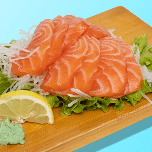 Sake Sashimi klein (10 Scheiben)