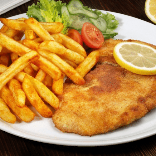 Schnitzel Teller