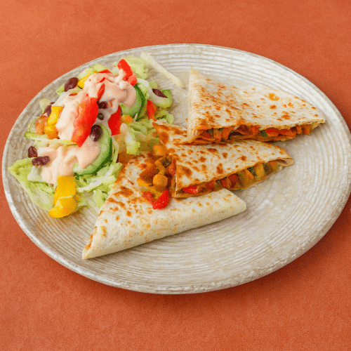 Quesadilla con Gambas