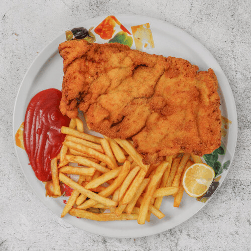 Hausgemachtes Schnitzel Wiener Art