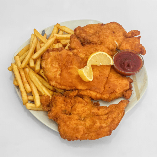 Gebackenes Wiener Schnitzel