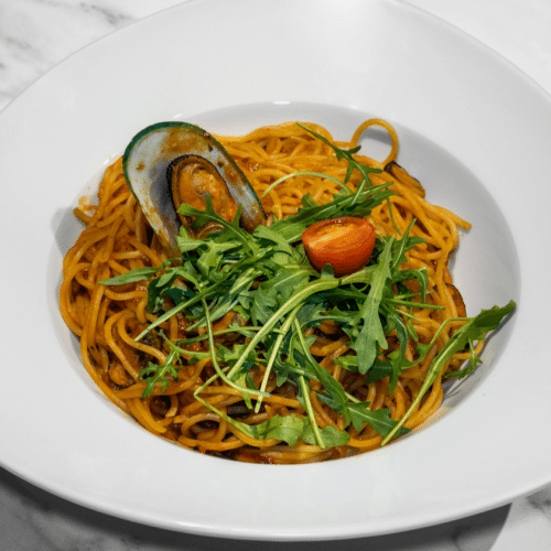 Pasta Cozze (scharf)