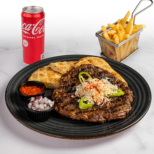 Gourmet pljeskavica Combo Menu
