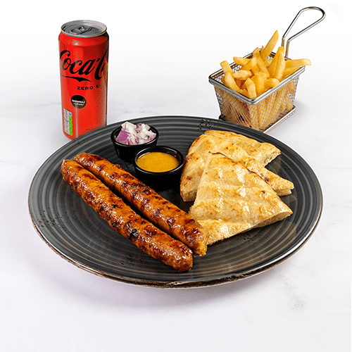 Knoblauchwurst Combo Menu Zero