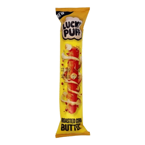 Lucky Puff Roasted Butter Corn, 6g