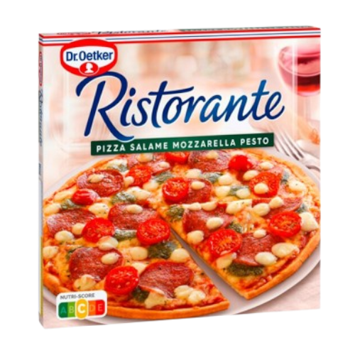 Dr. Oetker Ristorante Pizza Salame Mozzarella Pesto, 360g