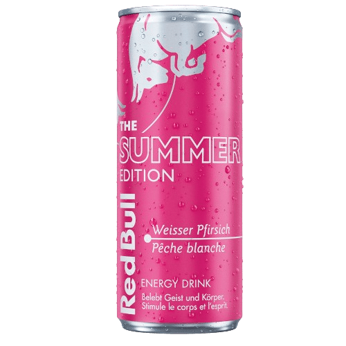 Red Bull Energy Drink Summer Edition White Peach, 0,25l
