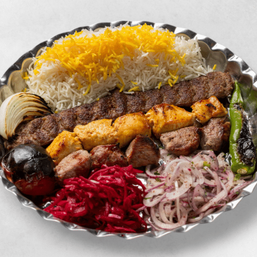 Arbailo Grillteller mit Beilage