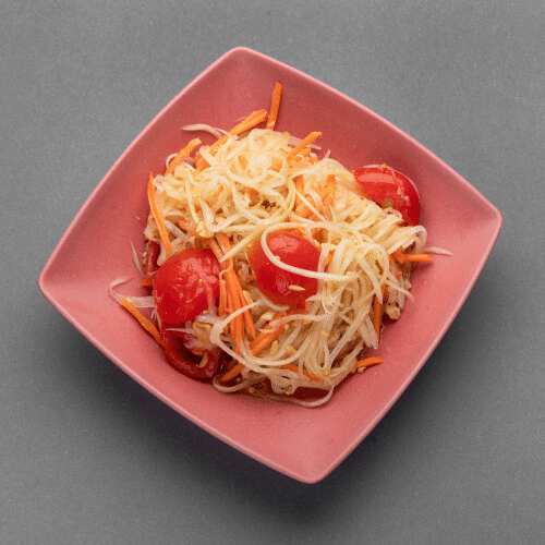 Som Tam Thai (scharf, leicht süßlich)