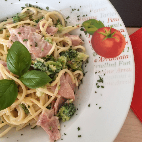 Pasta Broccoli Prosciutto