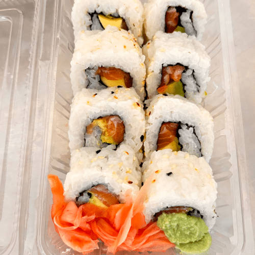 California Maki mit Lachs (6 Stück)