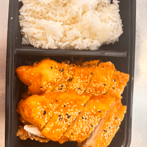 Knuspriges Huhn mit Sesam
