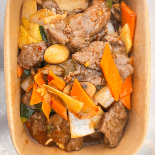 Rindfleisch Sichuan (scharf)