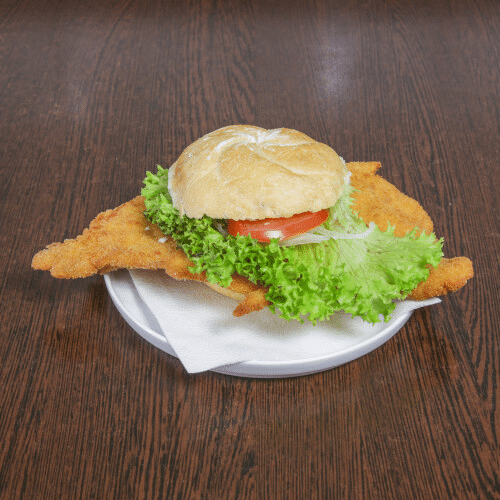 Spezial-Hühnerschnitzelsemmel