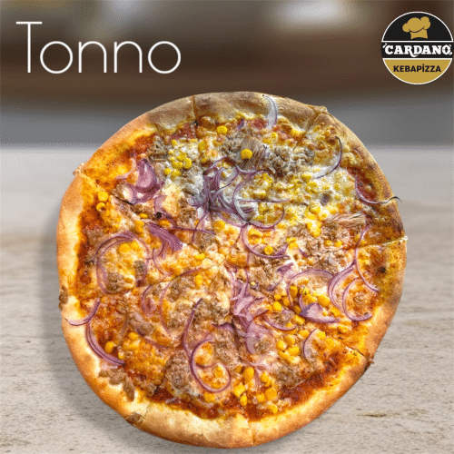 Familienpizza Tonno