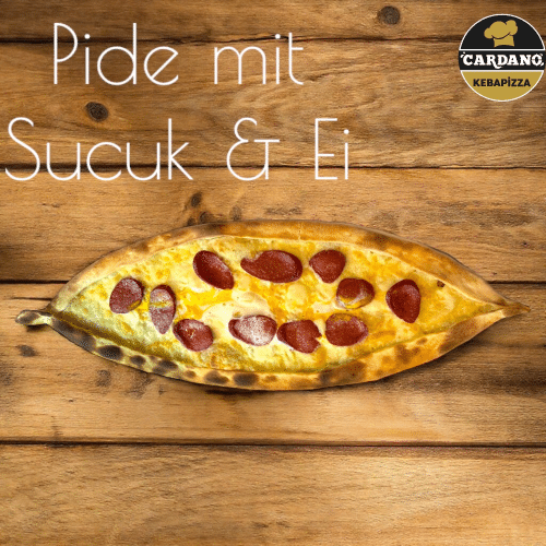 Pide mit Wurst & Ei